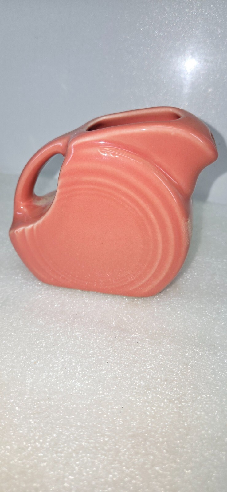 MINI DISK PITCHER creamer flamingo pink FIESTA 5 OZ.