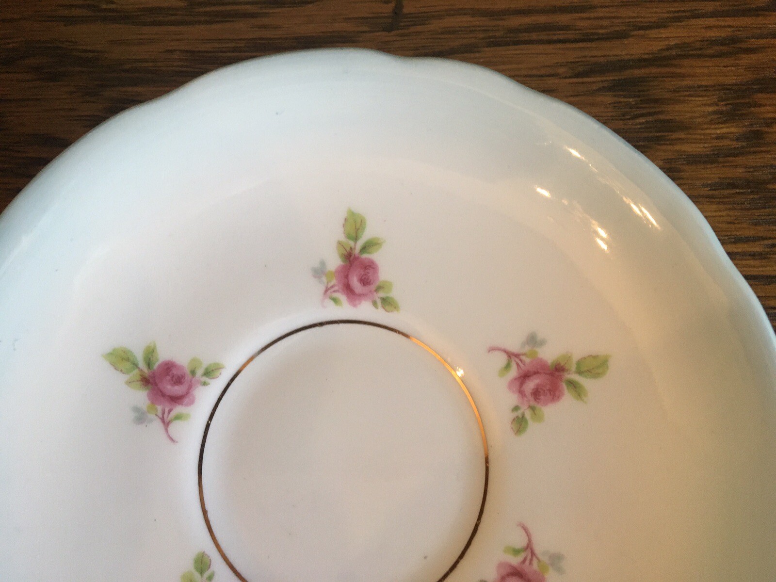 Royal Stafford Roses Pale Blue Teacup Saucer Bone China Gold Trim England 1940s