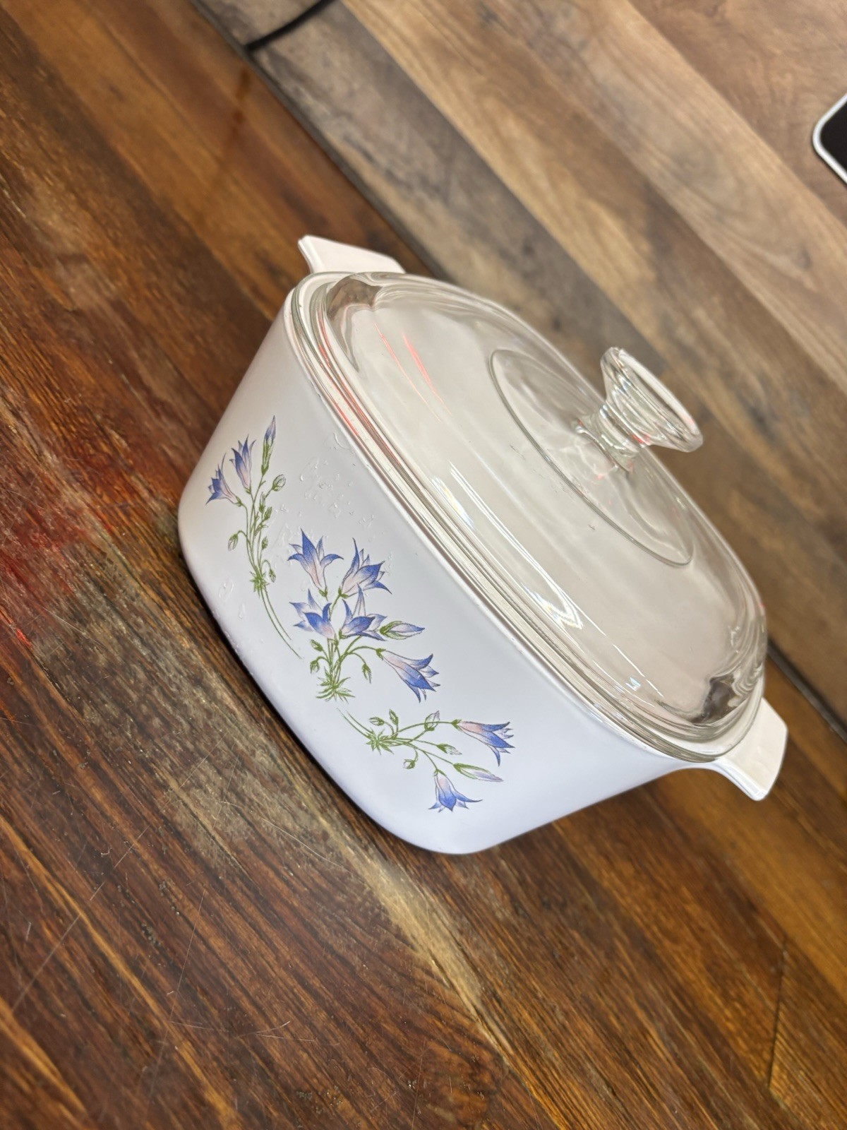 Vintage Corning Ware Blue Dusk A-3-B 2L Casserole Dish 3 Liter w/ Pyrex Lid