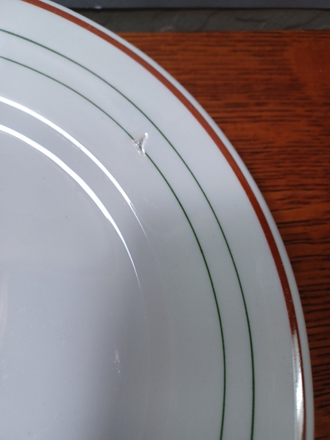 VTG Lunch counter Plate Kress Store 9” In Great Shape By Mayer China JRR43