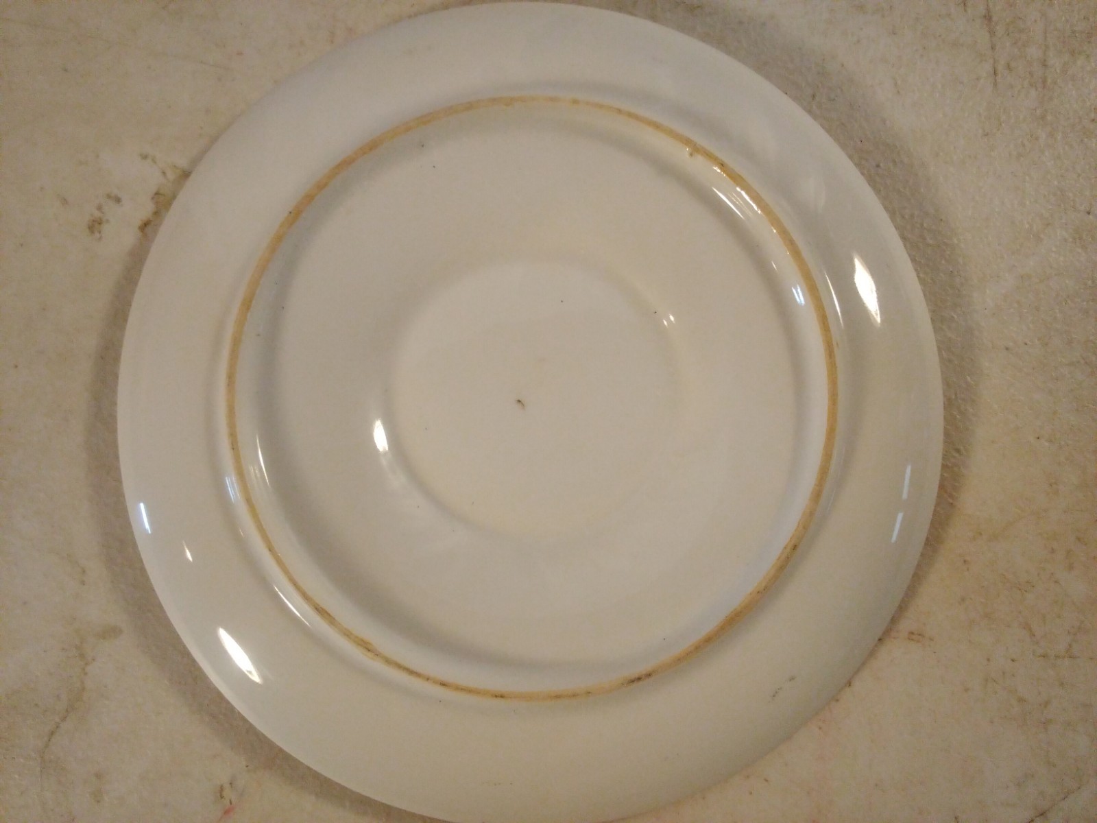 Vtg Green Aqua Porcelain Atomic Wheat MCM Saucer Iridescent