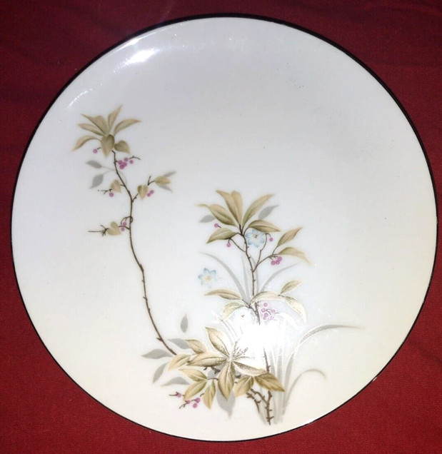 Japanese Harmony House Fine China Federal Platinum Gold Trim Sunny Glade 26 Pc