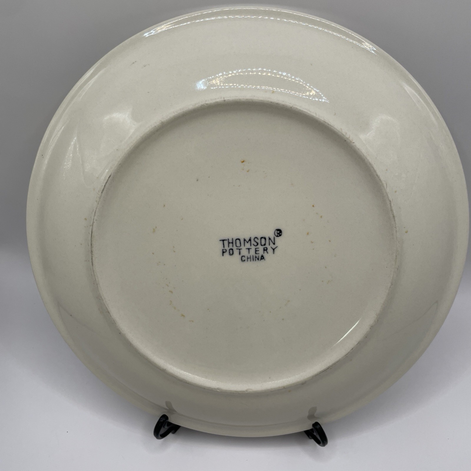 3 Dinner Plates Birdhouse Pattern Thomson Pottery 10 1/4″ Cottage Core Farmhouse