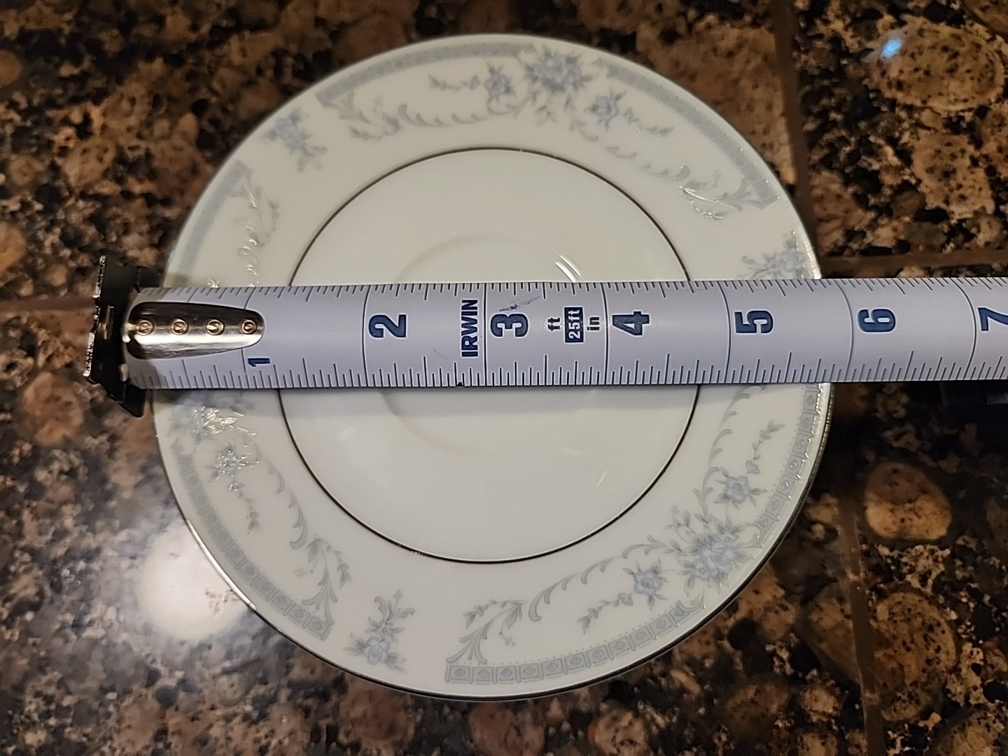 Sheffied Blue Whisper Fine China Set Of 8 (6) Bread Butter 6 3/8″ (2) Saucers 6″