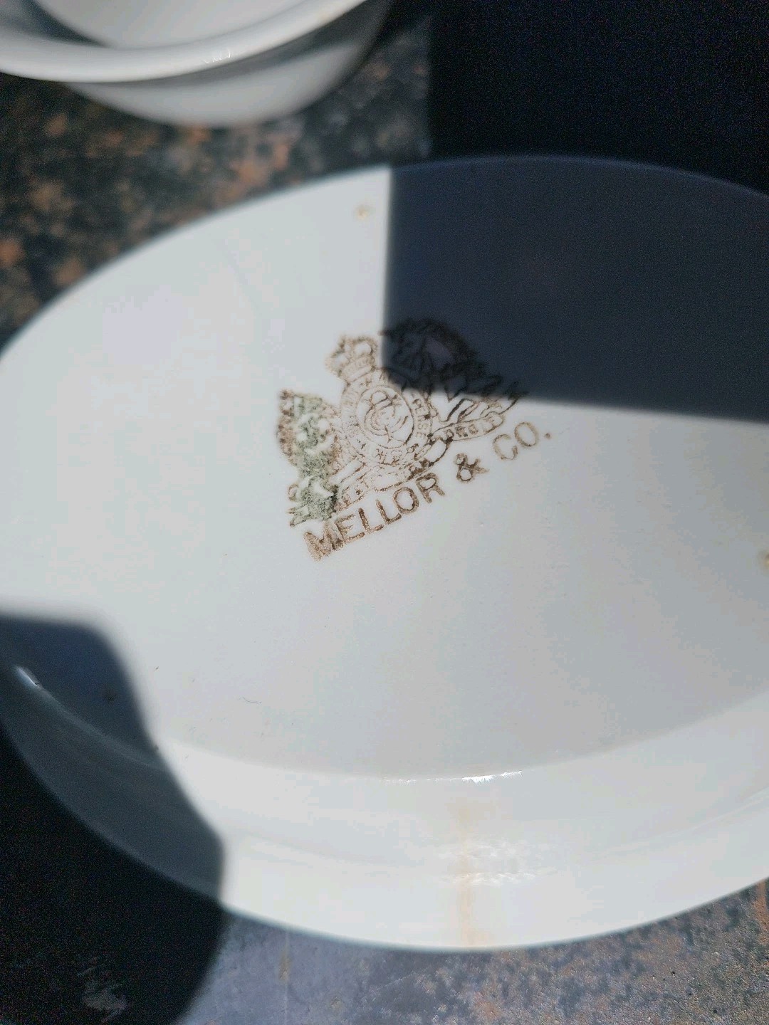 Mellor English White set of 4,serving bowls,Antique, 1850-1899, RARE