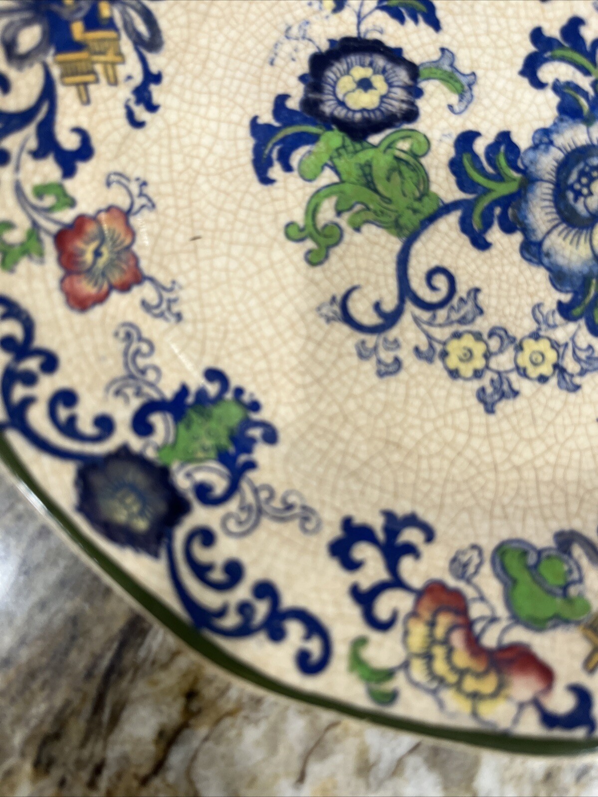 Antique Vtg Doulton of Burslem Salad Plate NANKIN 7 3/8″ circa 1912