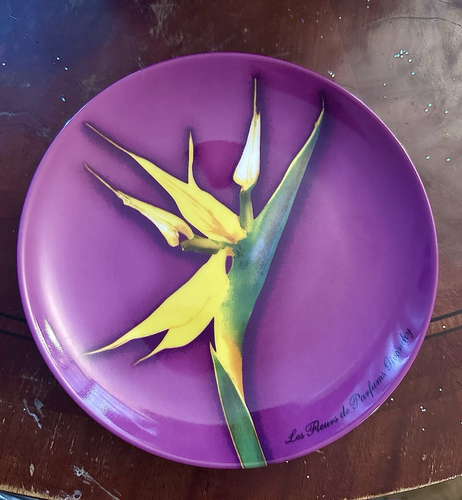 Four Piece Floral Decorated Givinchy Dinner Plates