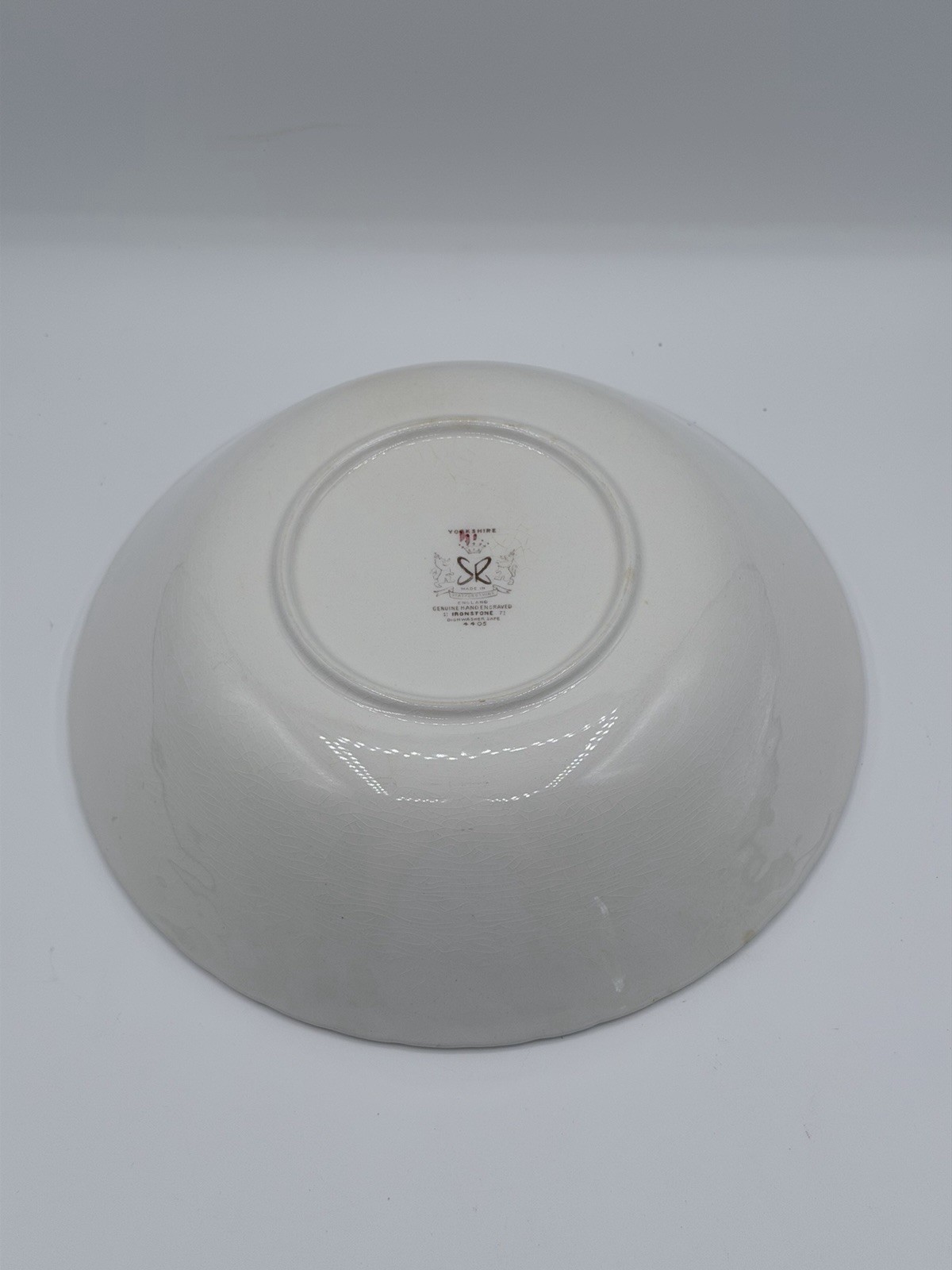 Staffordshire Ironstone Yorkshire Multicolor 9″ Round Vegetable Bowl England