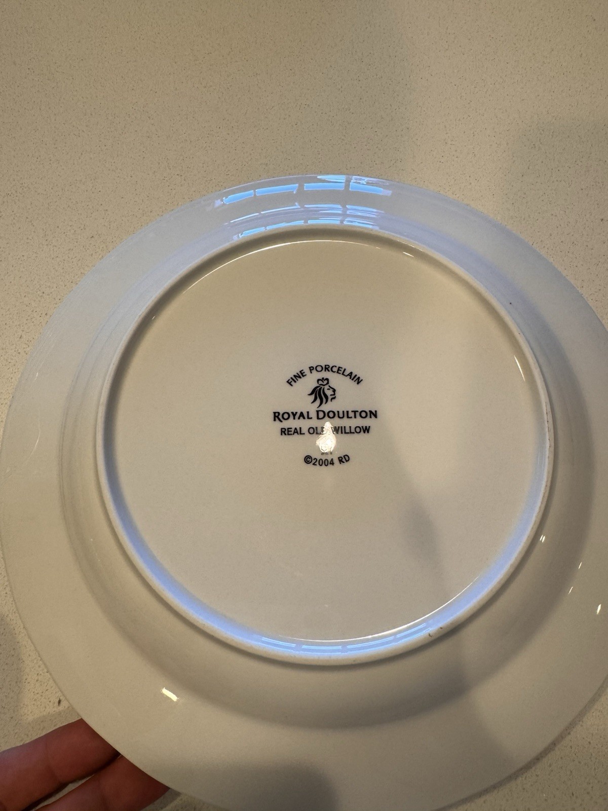 10 VTG 1940s Booths England Real Old Willow Dinner Plate Gold Trim A8025 10-3/8″