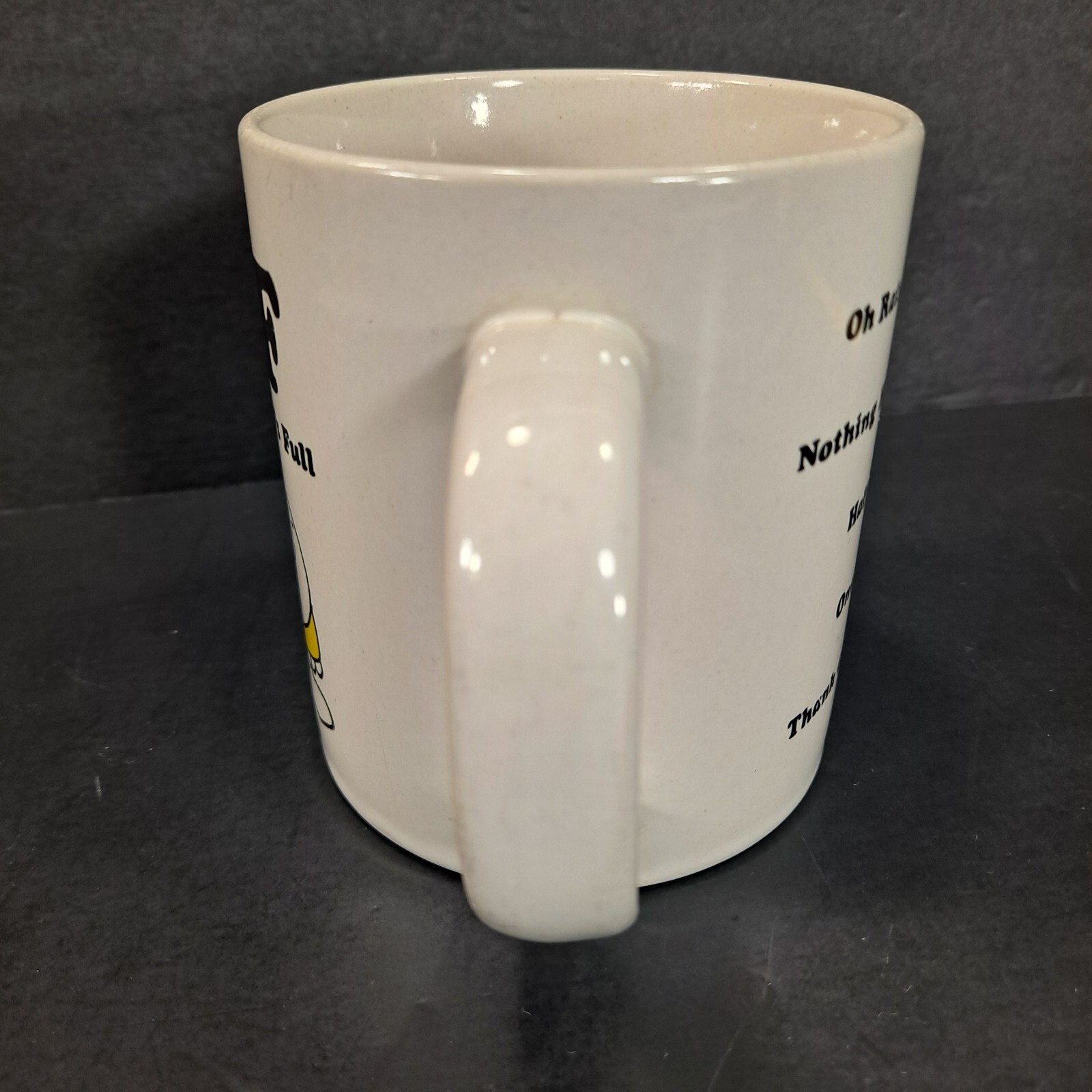 1980 Tom Wilson Ziggy Mug TGIF Thank Goodness It’s Full Coffee Cup Mug Comic VTG