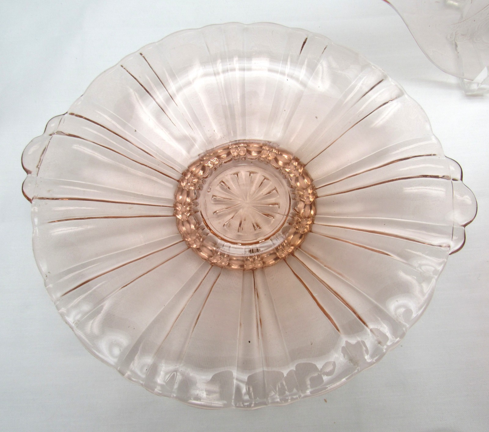 Vtg Mixed Lot of Pink Depression glass Dishes MacBeth-Evans Lancaster Imperial