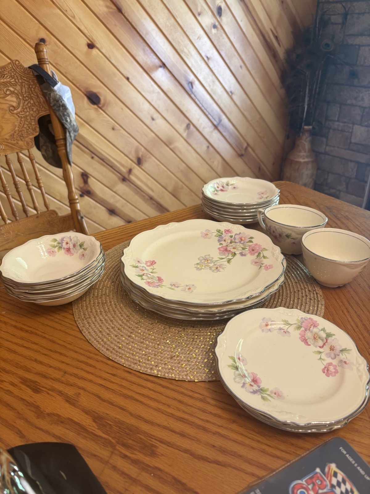 Vintage Homer Laughlin Virginia Rose Mixed Lot of 20 Pieces