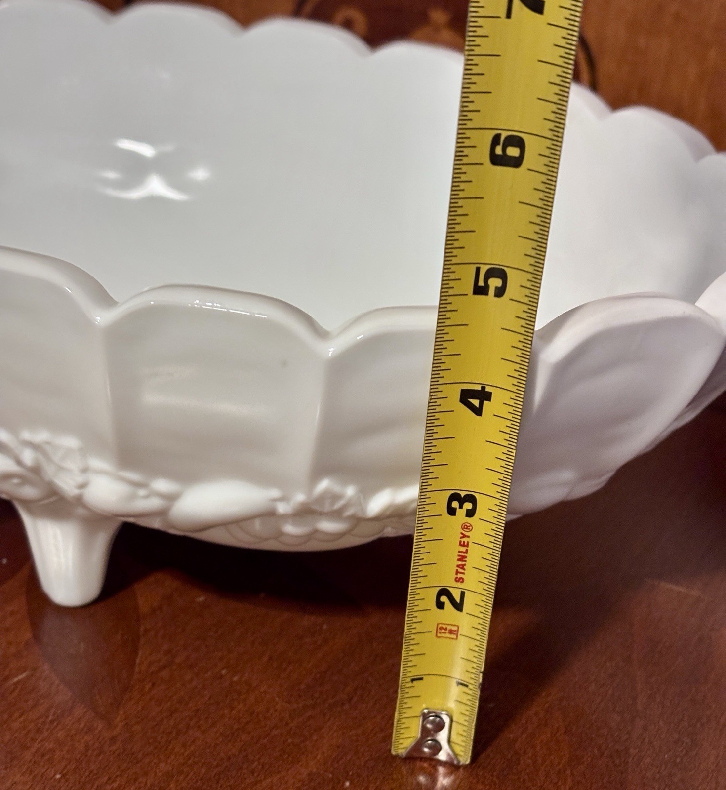 Indiana Glass footed fruit bowl