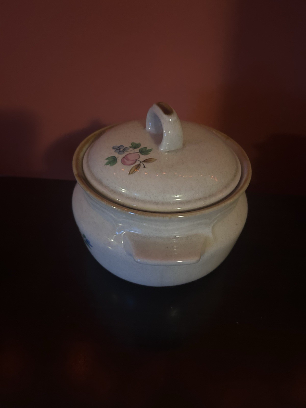 International Stoneware Japan Heartland Covered Dish With Lid Birds