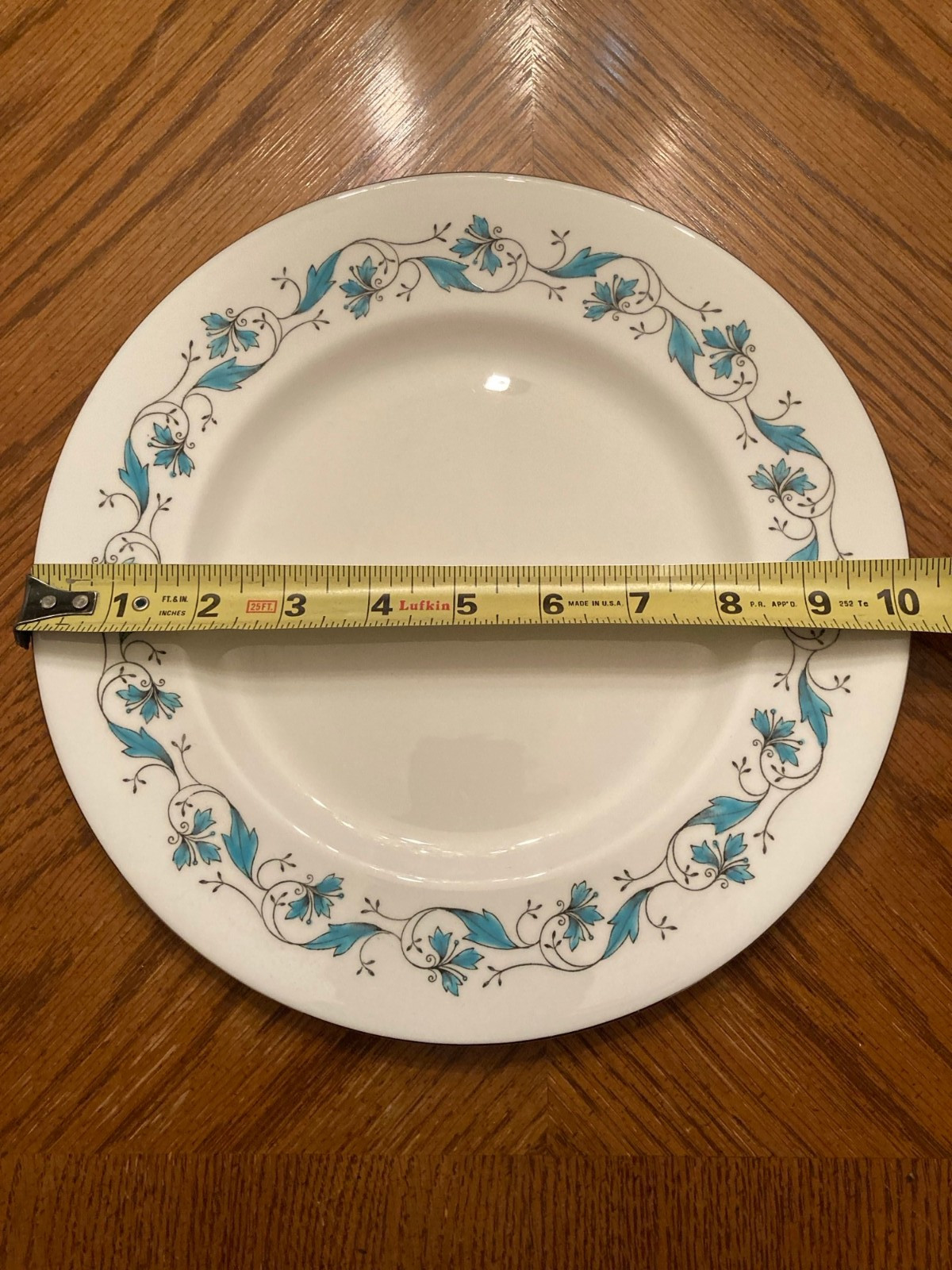 Royal Albert Harmony Platinum Band Bone China Dinner Plate 10.25″ Diameter