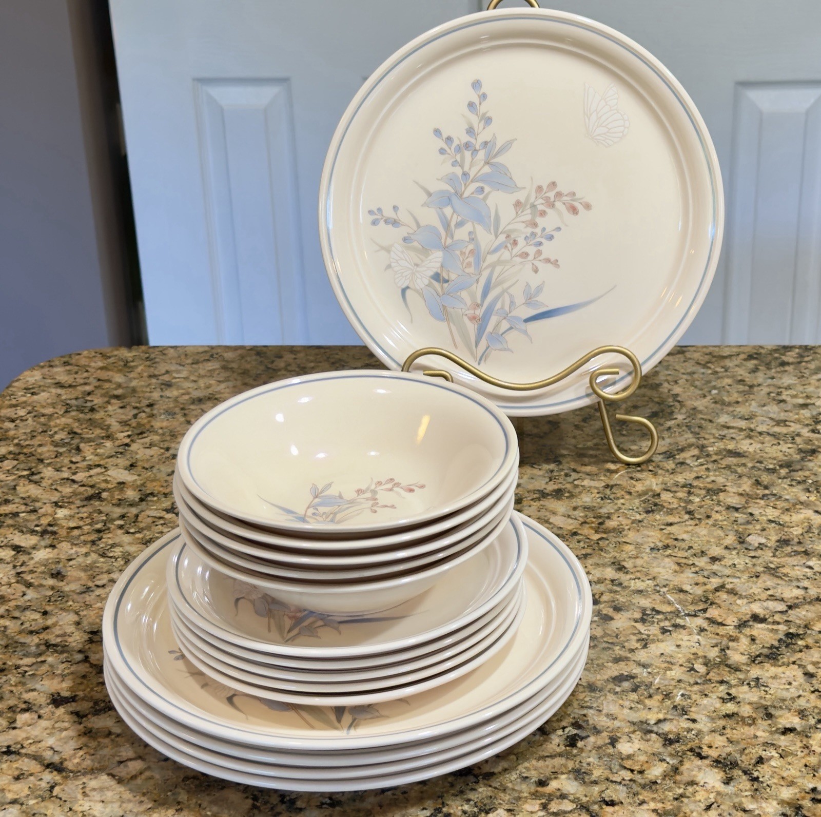 Vintage Noritake Keltcraft Kilkee 9109 15pc Dinnerware Set Ireland Unused EC