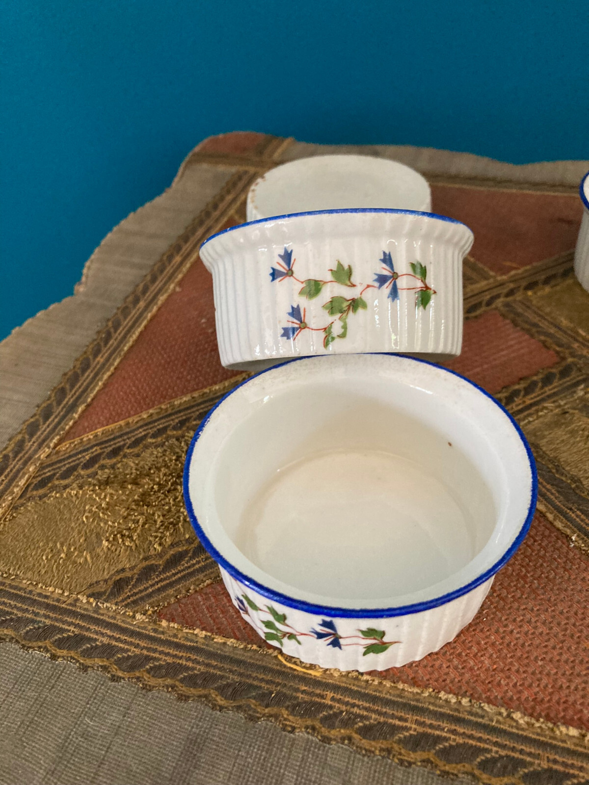 Set of 4 Vintage Limoges 3″ Souffle Baking Dish