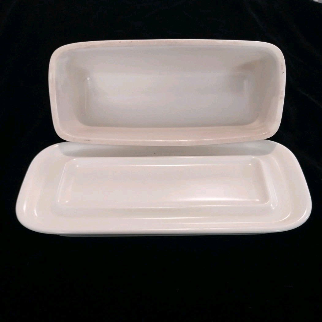 Vintage Pfaltzgraff Tea Rose 1/4 lb. Stick Covered Butter Dish 7″ EUC