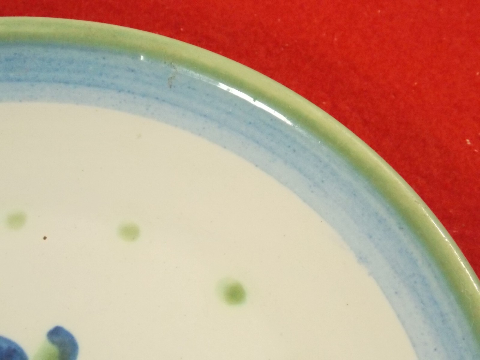 1950’s Single M.A.Hadley Pottery Signed Salad Plate 7 7/8″ Perfect!