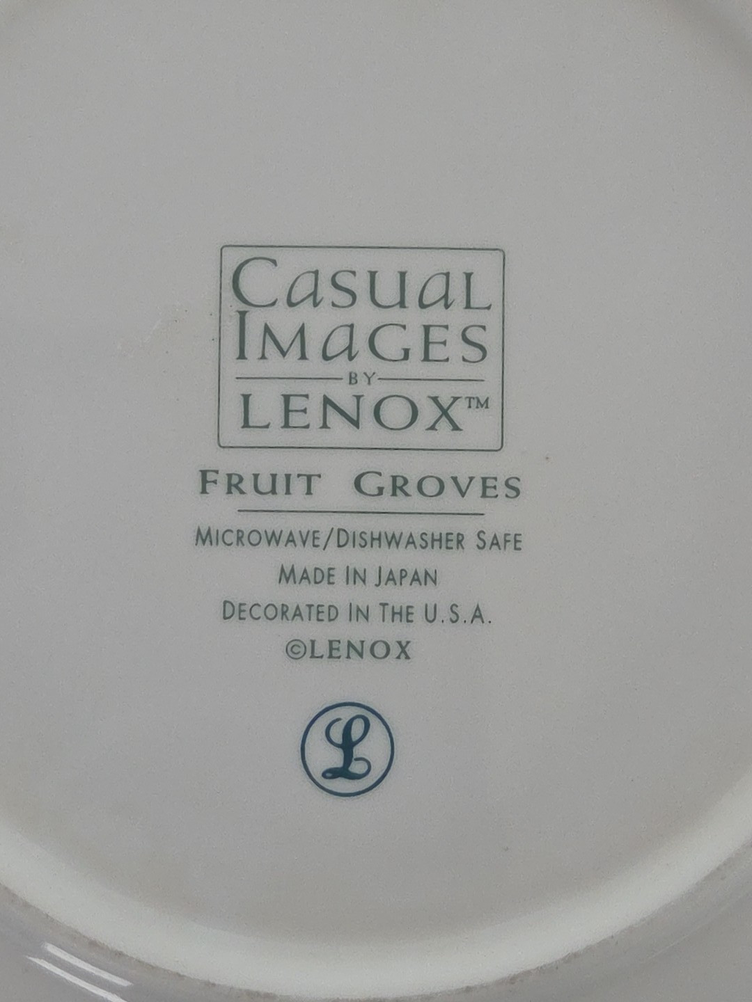 Fruit Groves Soup/Cereal Bowl by Lenox