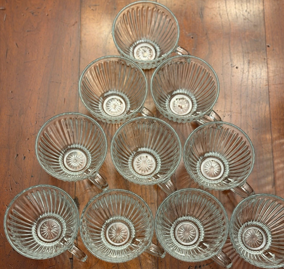 22 Piece Royal Crest by Gibson Punch Bowl, Stand, 10 Cups, 10 Hooks