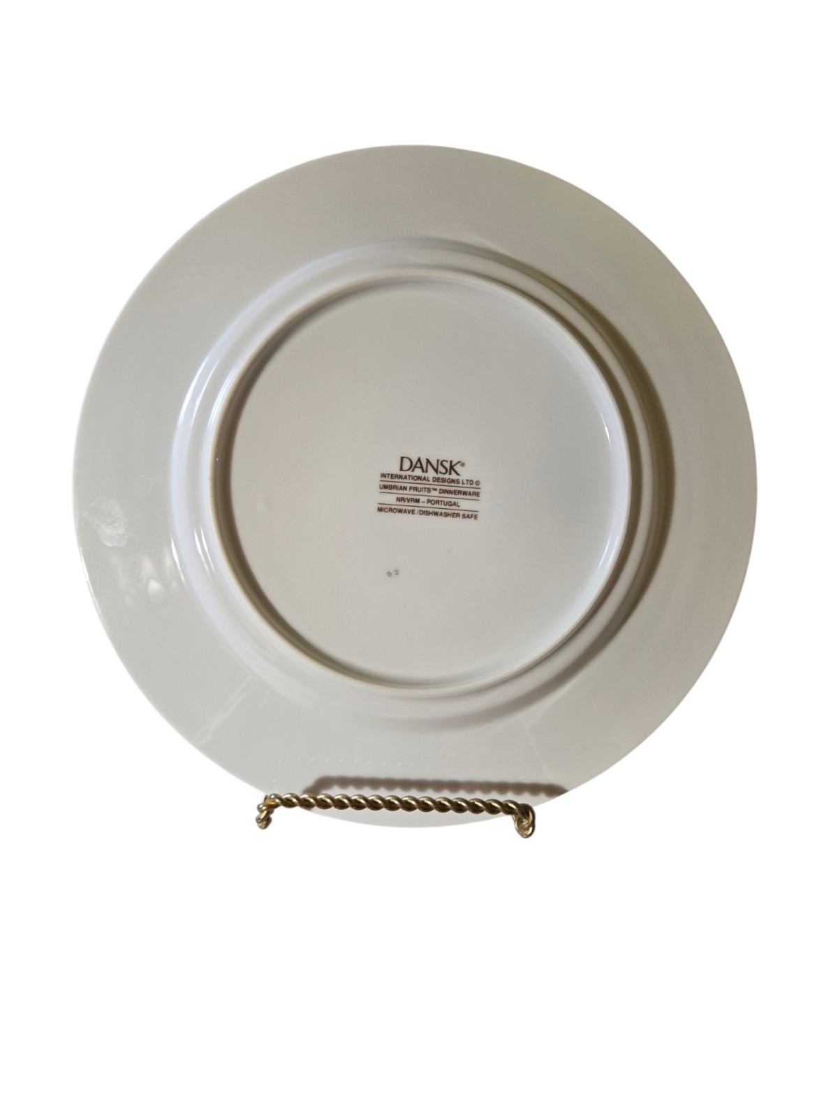 Dansk Umbrian Fruits 9″ Salad Plates Made In Portugal (Set Of 4)