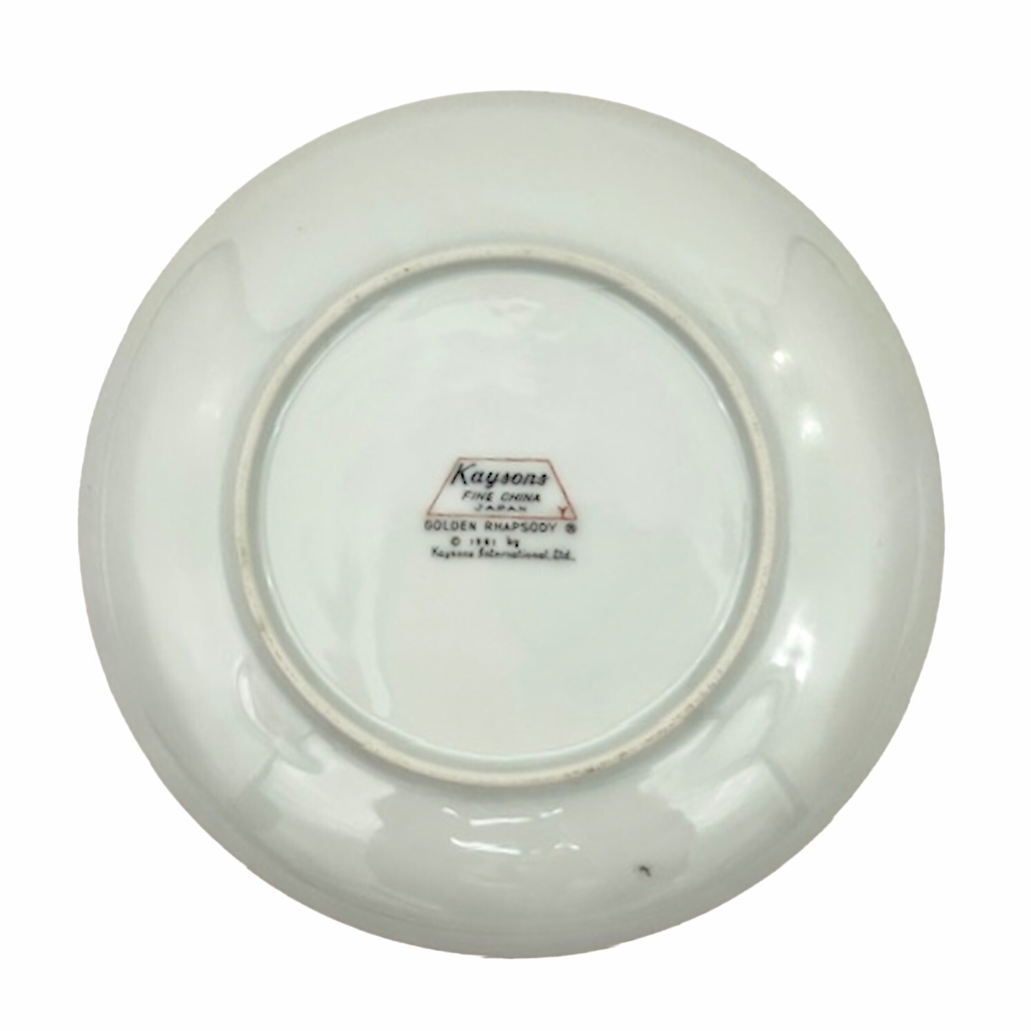 Kaysons Fine China Golden Rhapsody 1961 Bread and Butter Plate 6.25″ Gold Trim