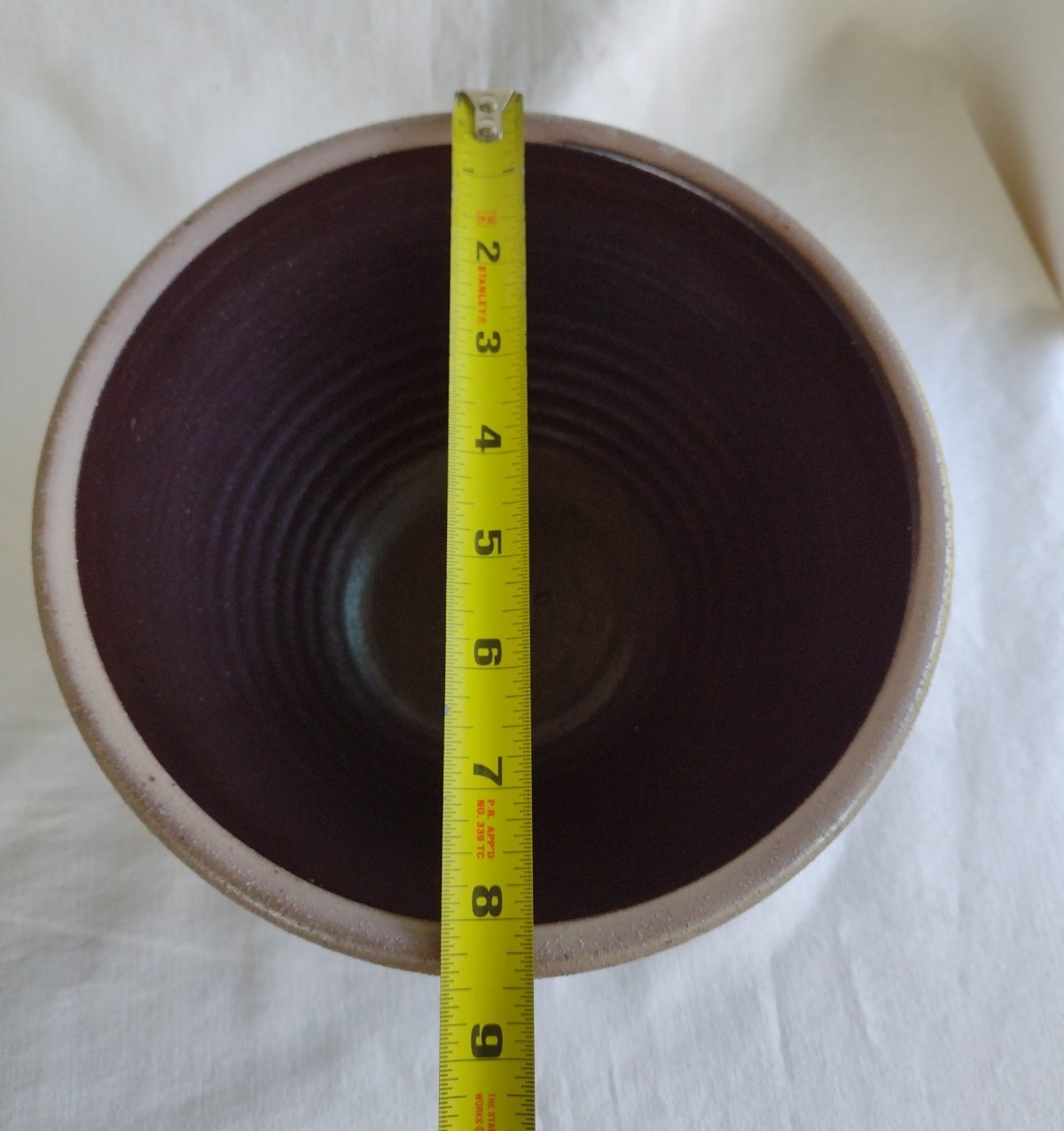 Vintage 1994 Rockdale Union Stoneware Handmade Bowl Wisconsin Ducks Unlimited