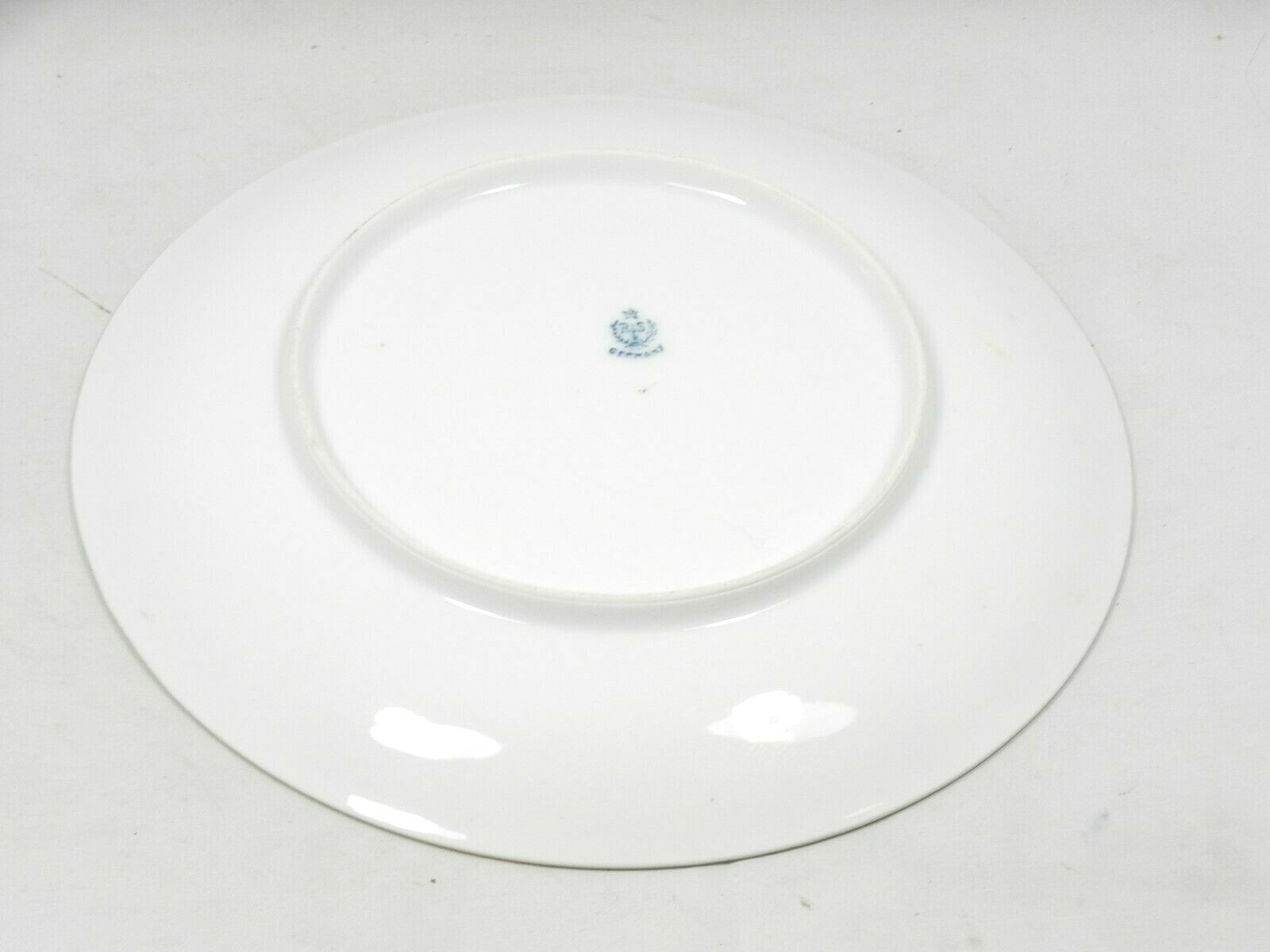 RS GERMANY – PORCELAIN – PLATE – FLORAL – BONE CHINA