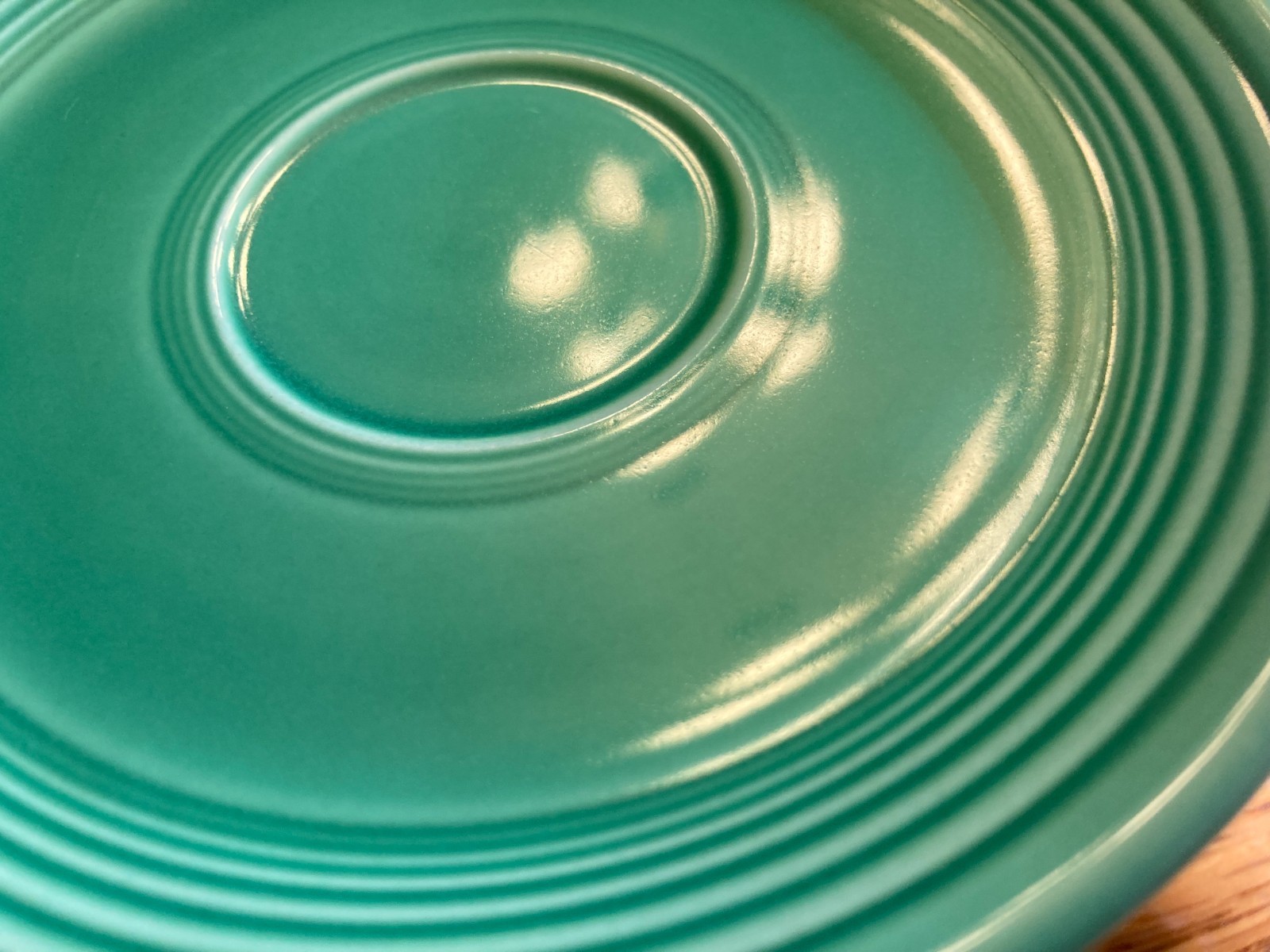Vintage Fiestaware – Cup and saucer set in original green (exc.) (1936-1969)
