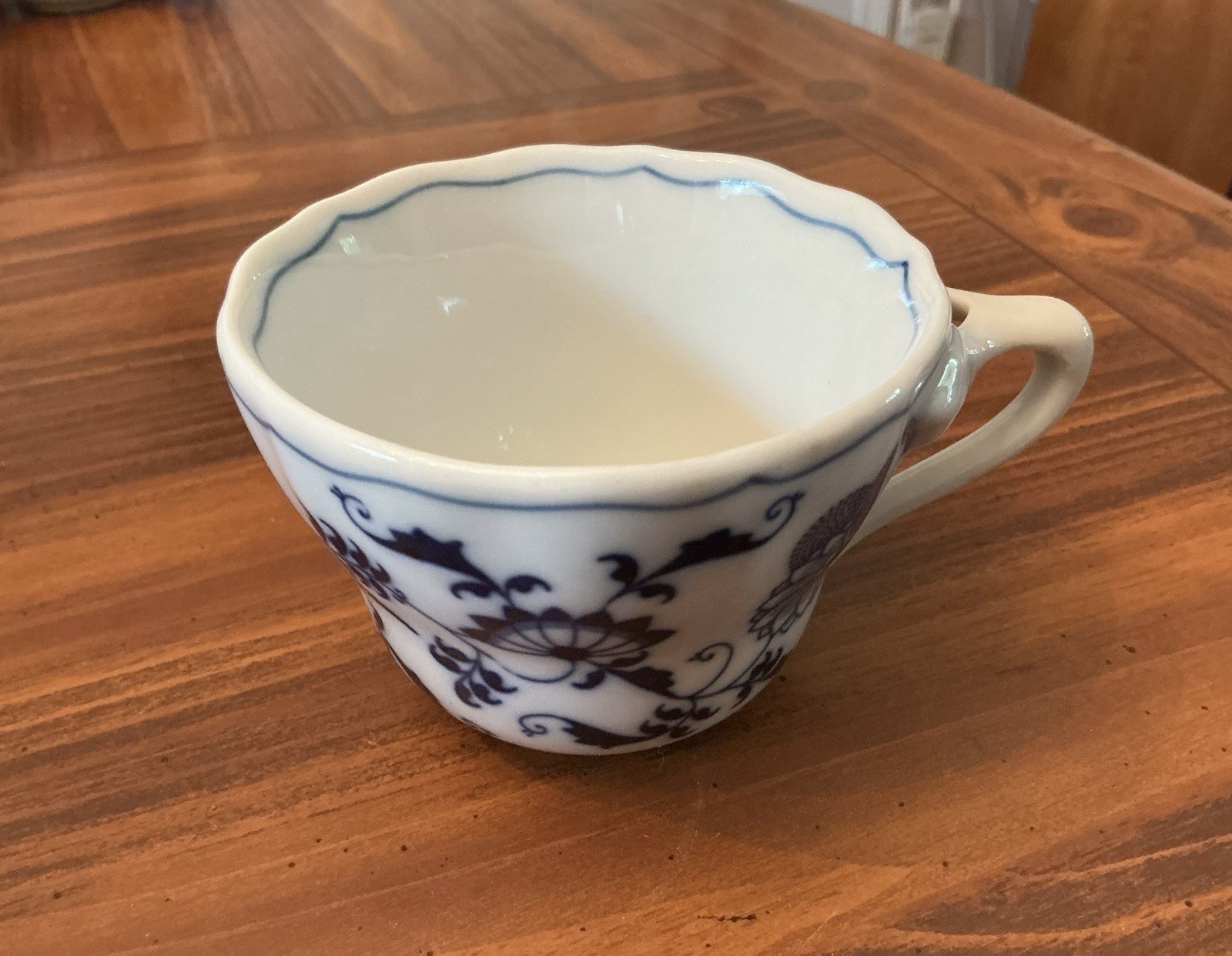 Blue Danube Vintage 1950s Coffee Cup Porcelain Ceramic Made in Japan