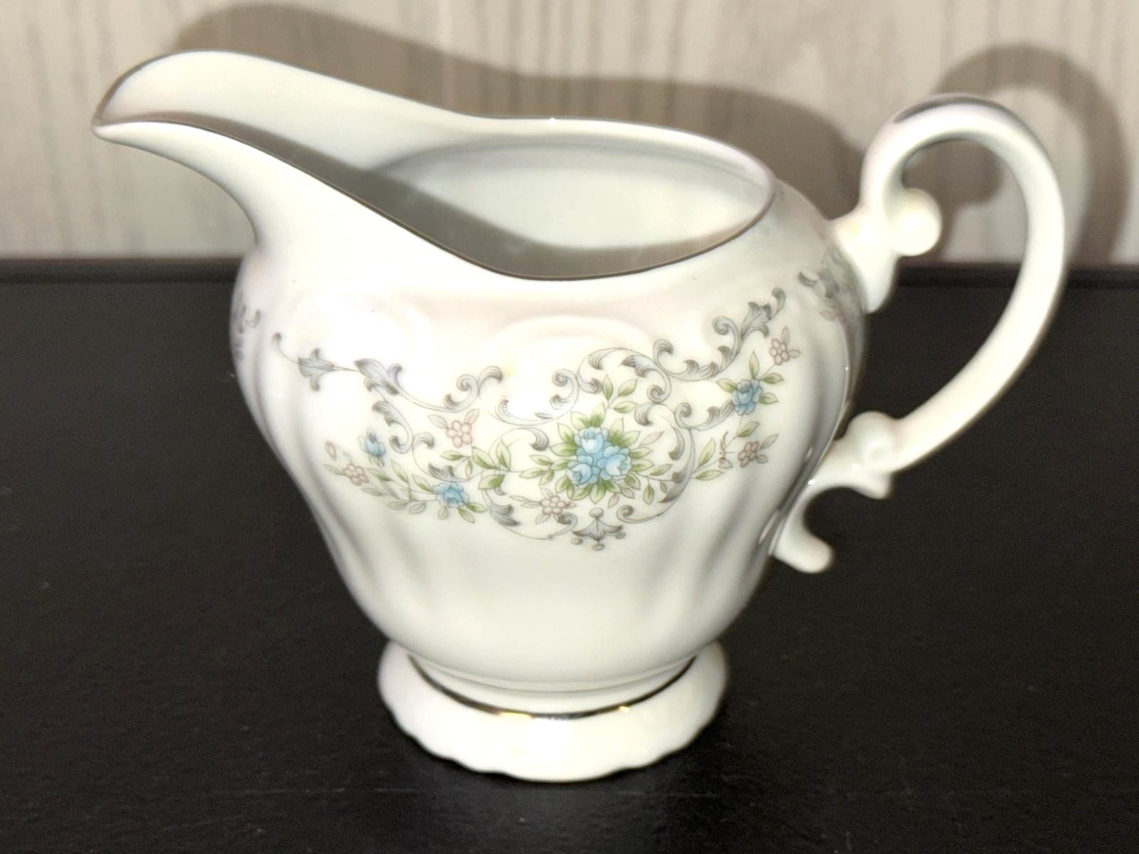 VINTAGE 3 pc NORLEANS THERESA JAPAN 8oz CREAM & SUGAR with LID FINE CHINA 1964-
