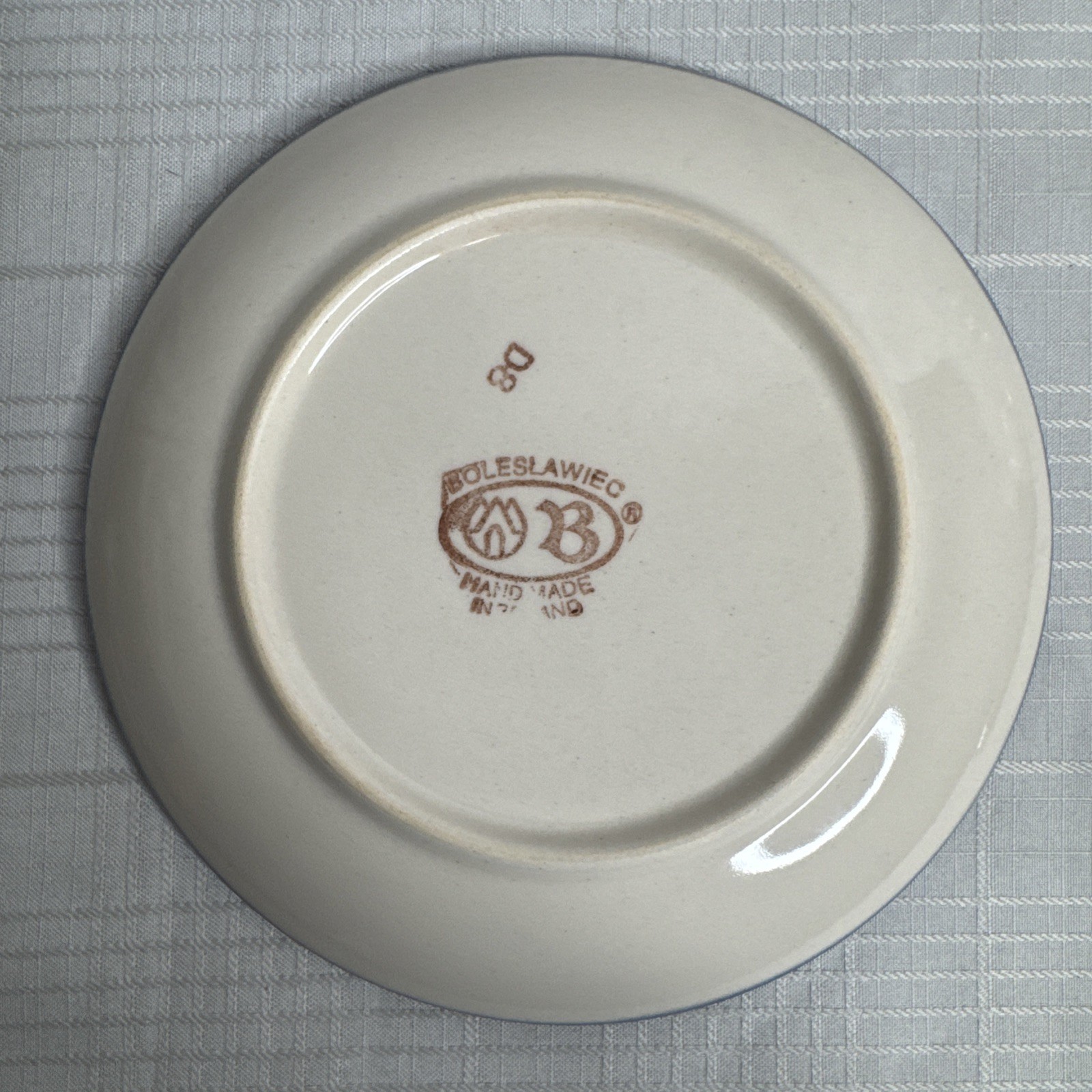 Boleslawiec Polish Pottery Salad/Dessert Plate Flowering Peacock 7.75″ SET OF 4