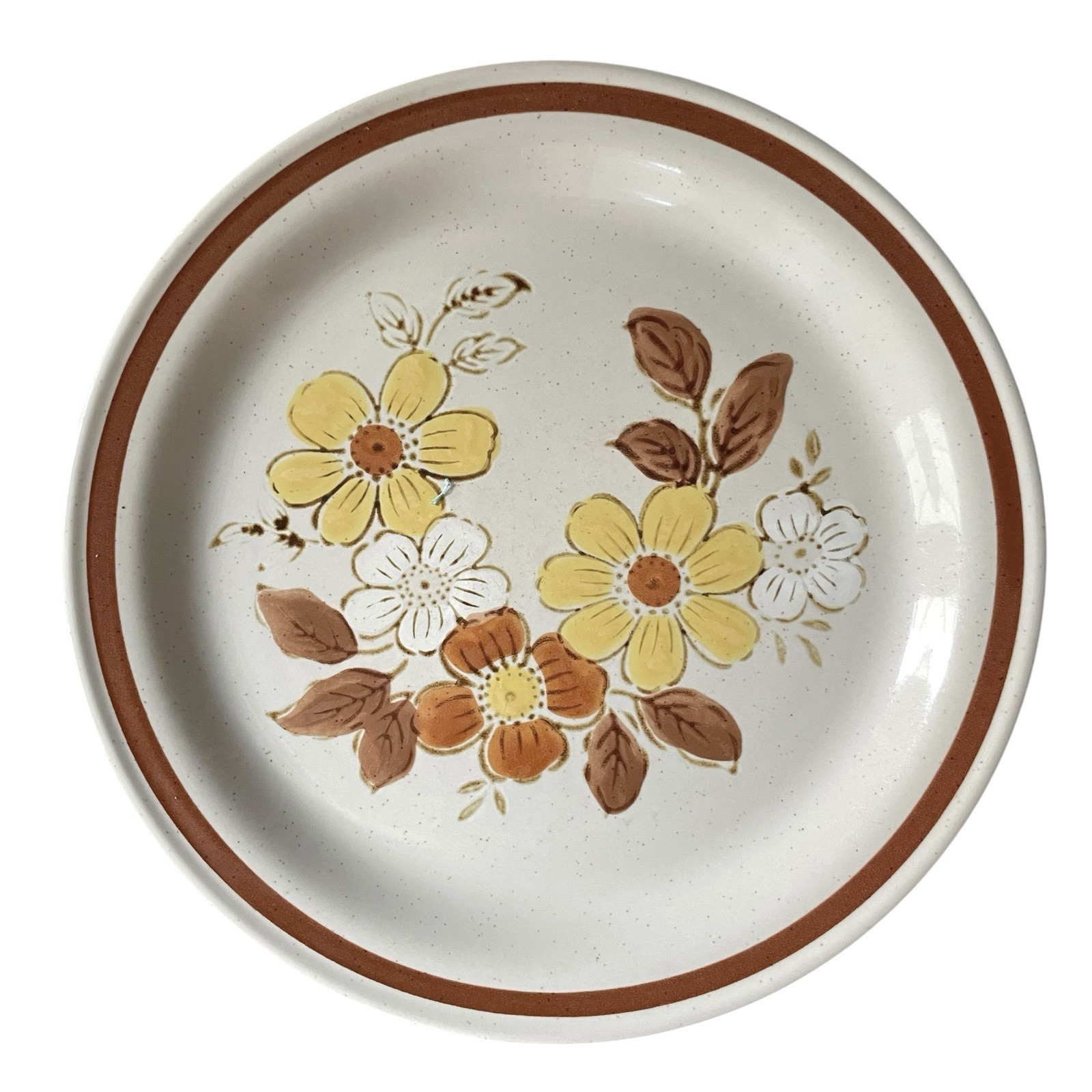 Set 5 Vtg Floral Stoneware Plates Japan Wall Collage Display Wreath Wall Decor
