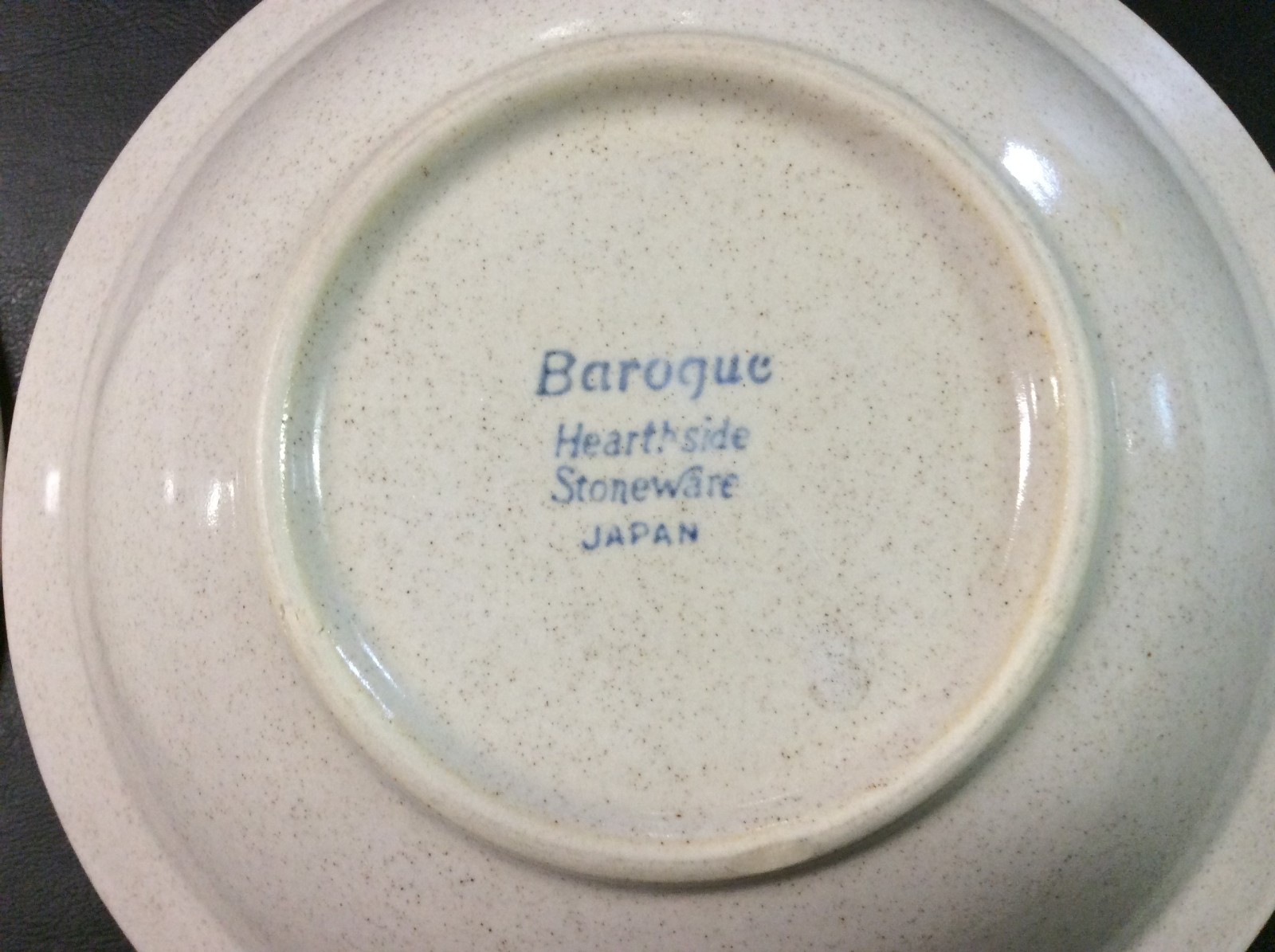 Set of 2 Baroque Hearthside Stoneware Japan 6-1/2 Inch Soup Bowls (Excellent)