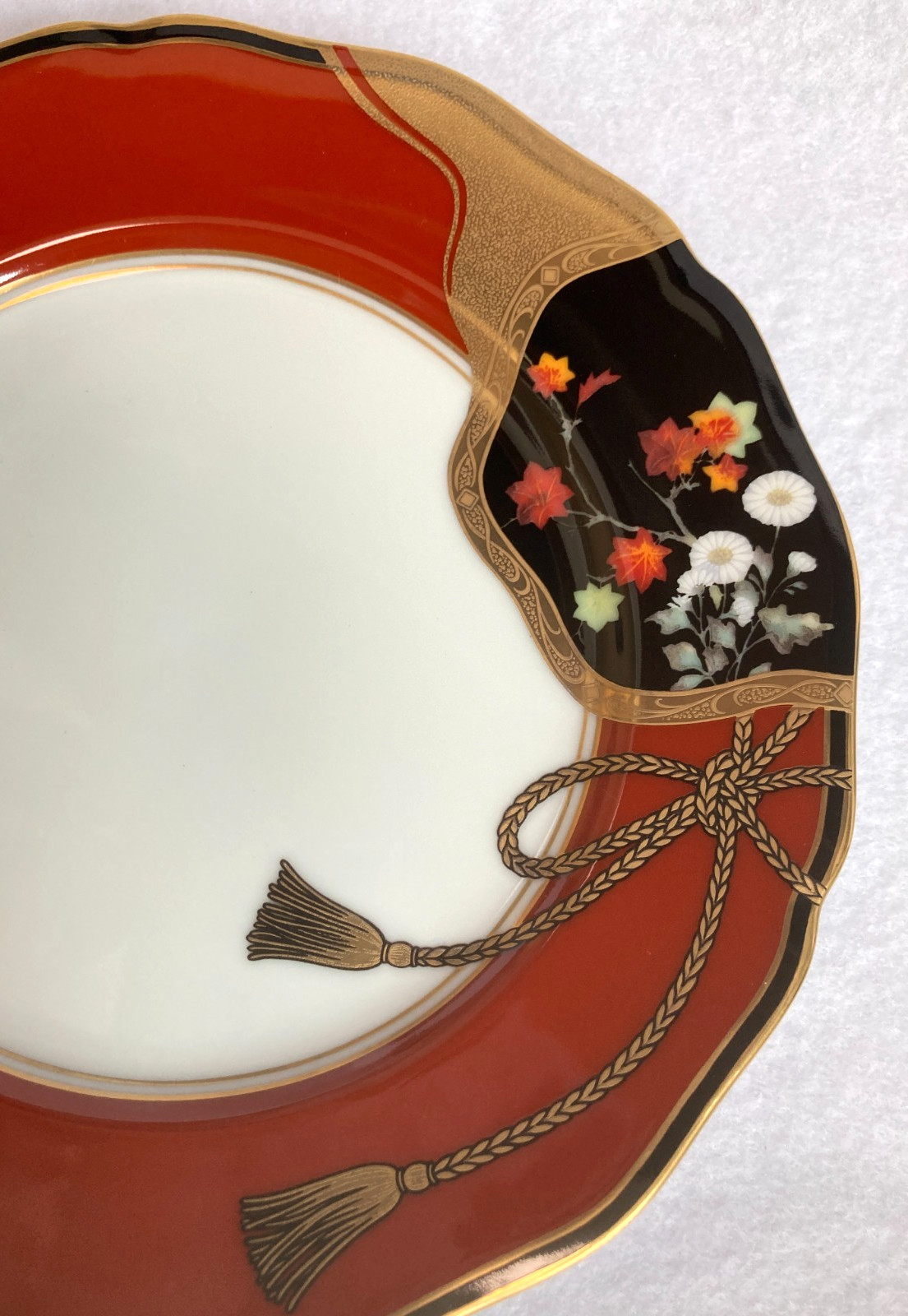 Set of 4 MASUDA Multi Motif 7 3/8″ Yokohama Porcelain Plates