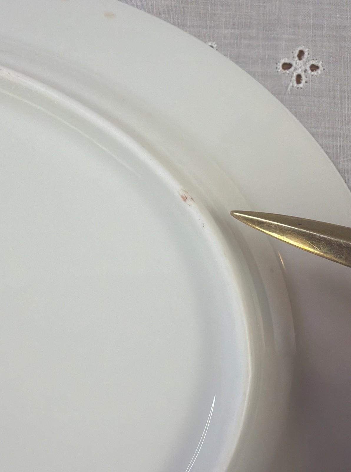 Vtg Noritake Ivory China MARSEILLE Platter 11 5/8” White Floral EUC READ