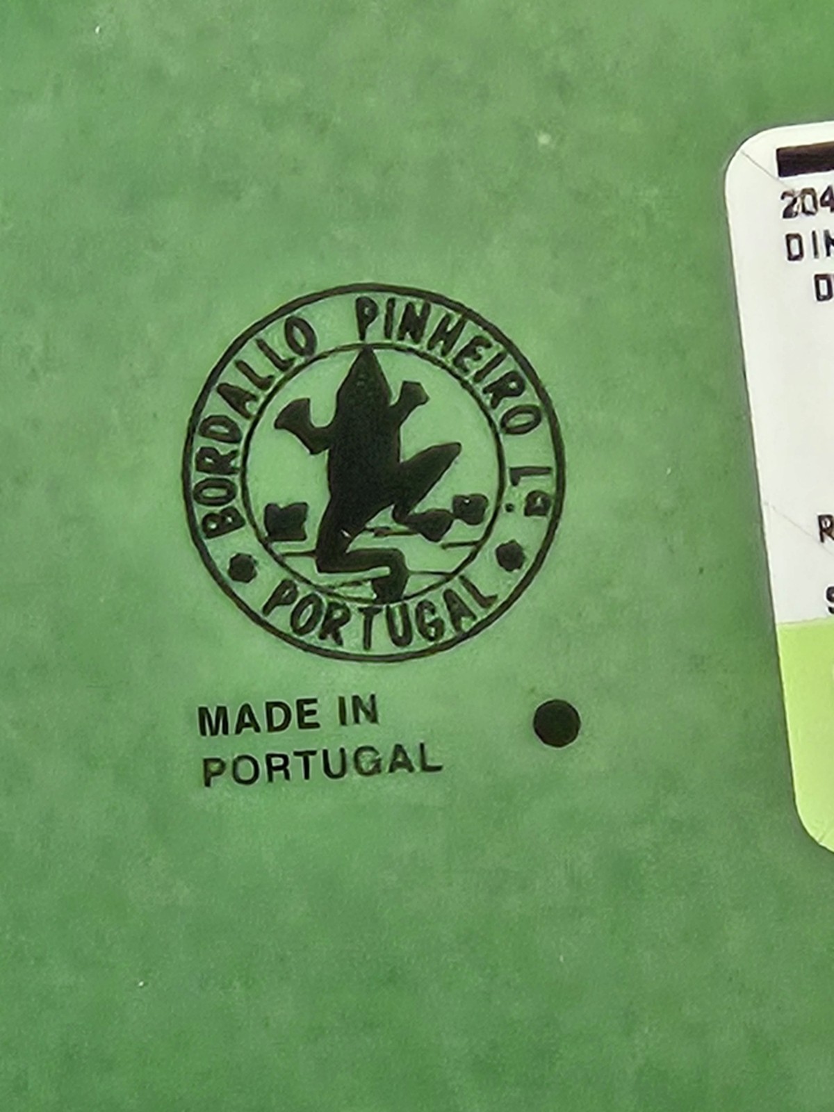 Bordallo Pinheiro Portugal 9.25″ Green Deer Luncheon Salad Plate