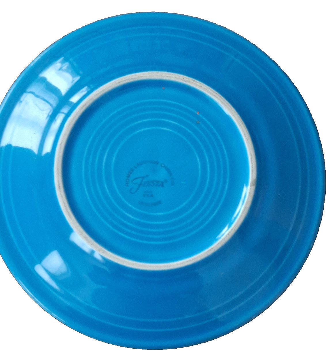 Fiesta 7.25″ Salad Plates Set of 3 Shamrock Peacock Turquoise Homer Laughlin USA