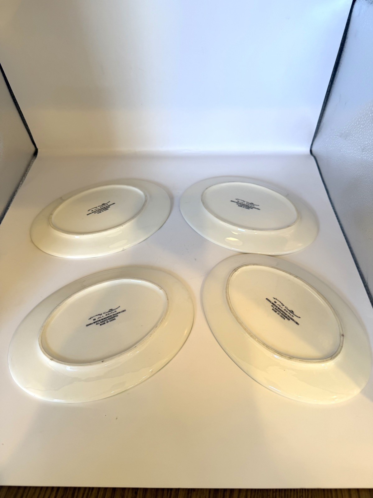 Vintage 4 Boston Warehouses Bugs Ń Bees Whimsical Plates by Jill Seale 6”x 8”