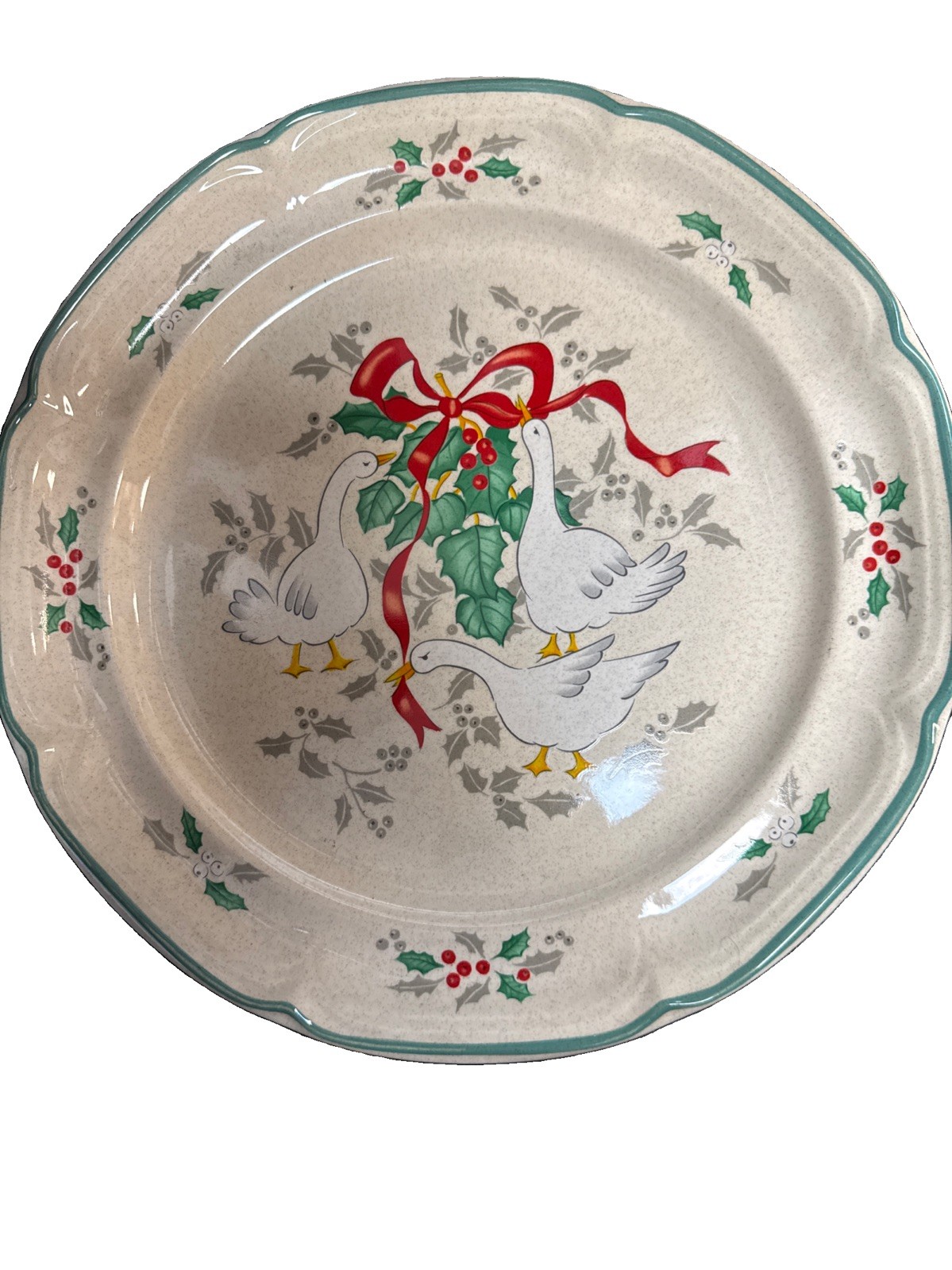 International Tableworks Marmalade 1994 Dinner Plate Geese/Ducks 10 3/4″