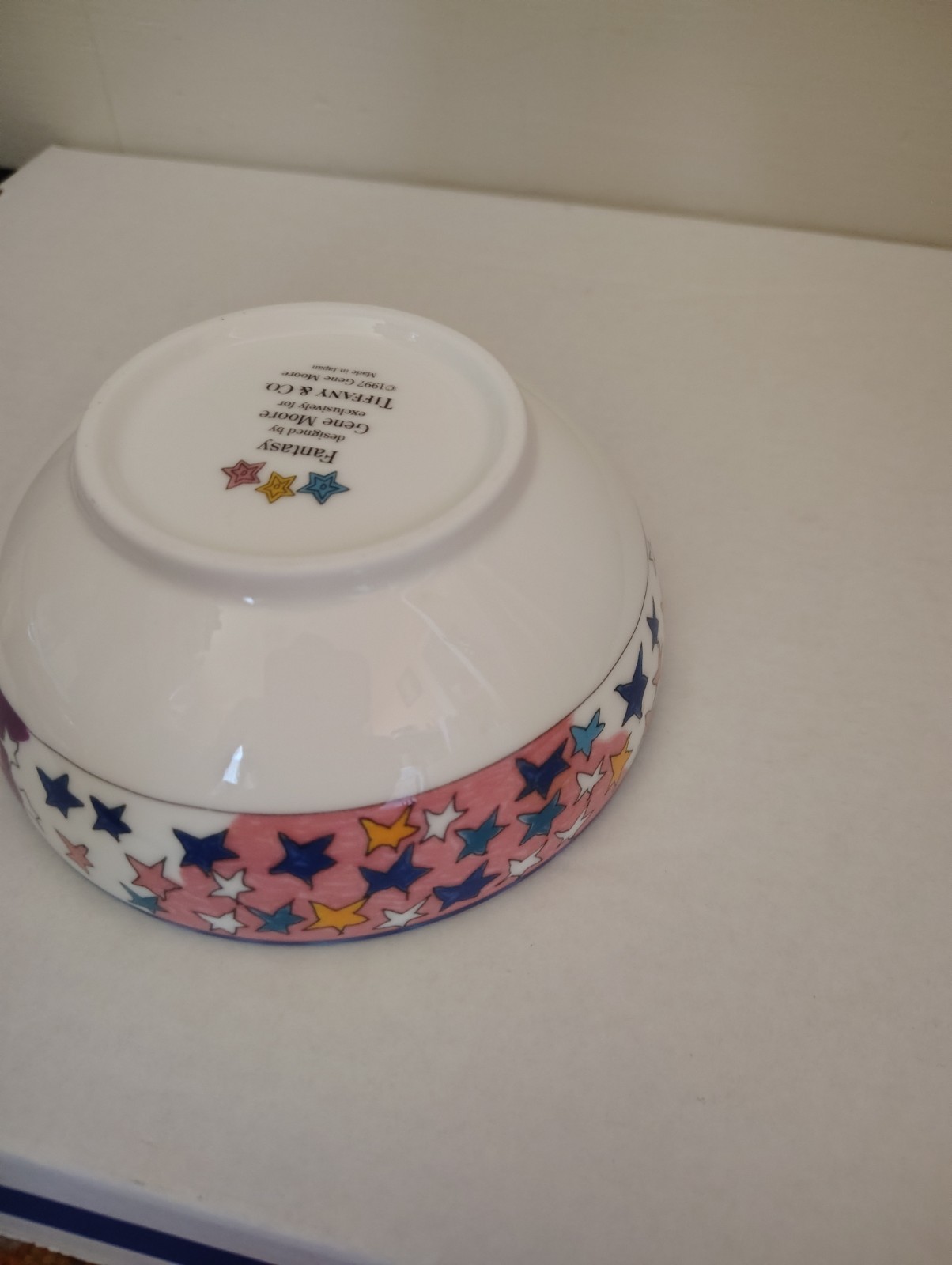 1997 Tiffany & Co ‘Fantasy’ Collection by Gene Moore Plate Bowl Cup Set READ