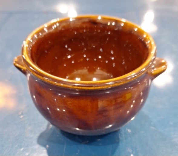 Bel-Terr BTC USA 92428 Brown Stoneware Tri-Footed French Onion Soup Bowl bean