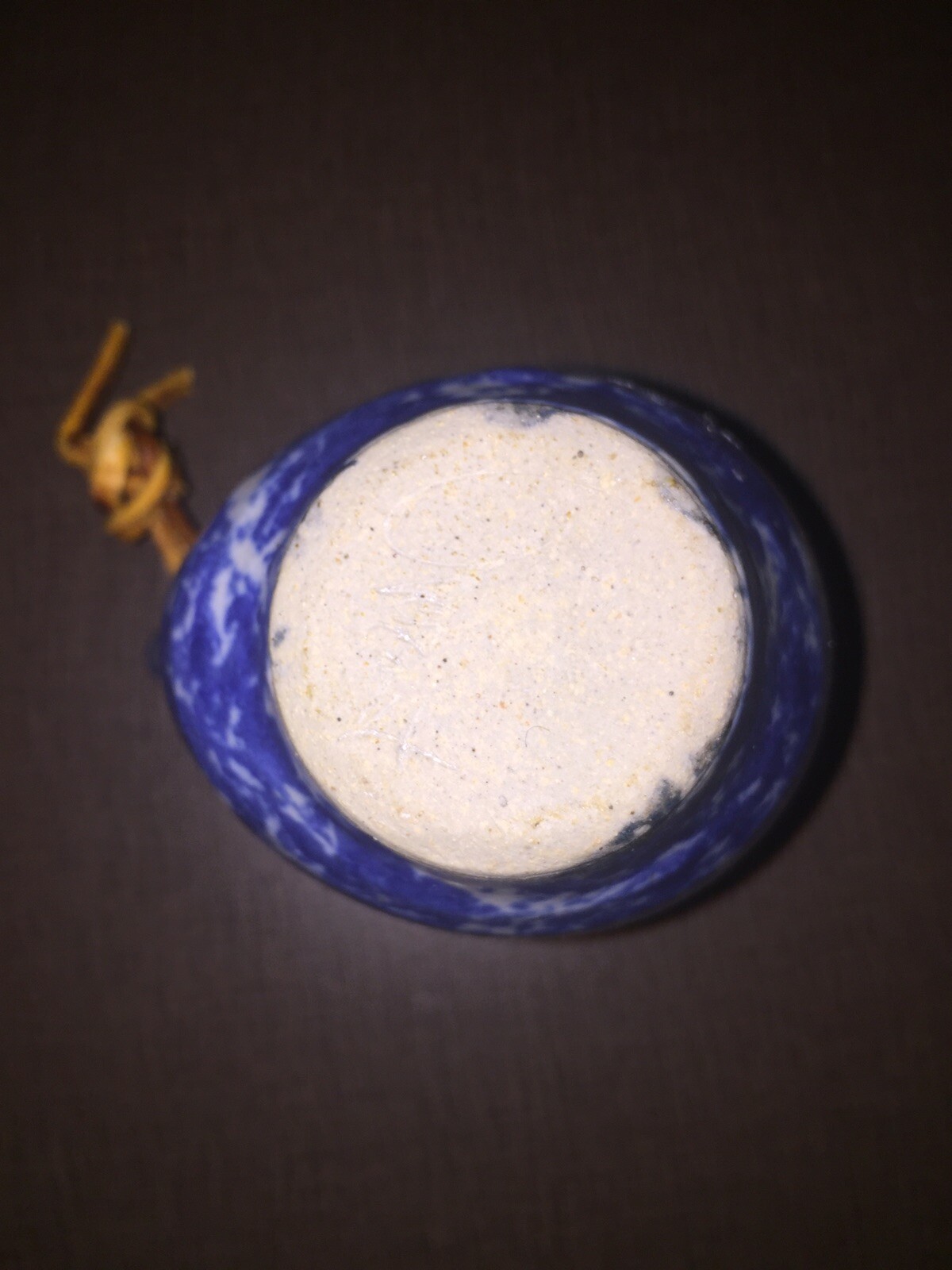 Little Blue And White Pottery Hanging Pitcher