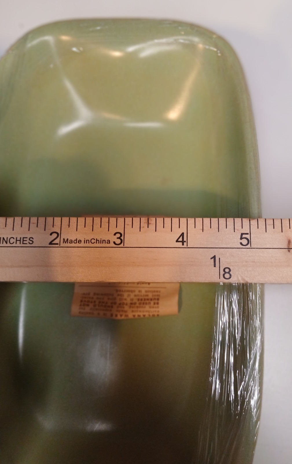 La Solana Small 9.25 Inch Rectangular Serving Dishes Platters Set Of 3 Green NOS