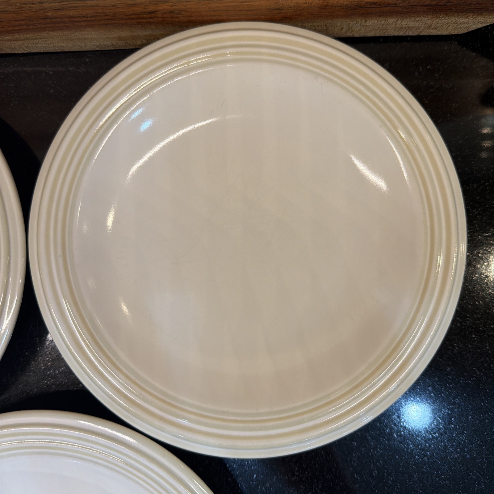 Set Of 3 Pfaltzgraff USA CAPPUCCINO 8 1/8” Salad Plate EXCELLENT Stoneware