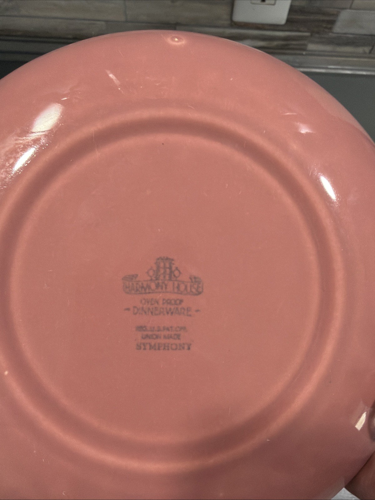Harmony House Symphony Pink Salad Plates Set Of 2, 7 1/2”