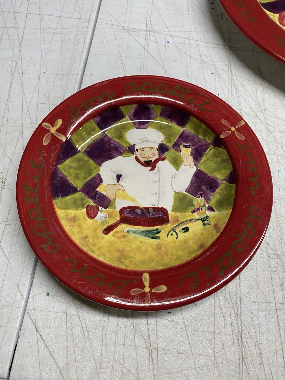 Jennifer Brinley Certified International Oval Serving Platter And Plate