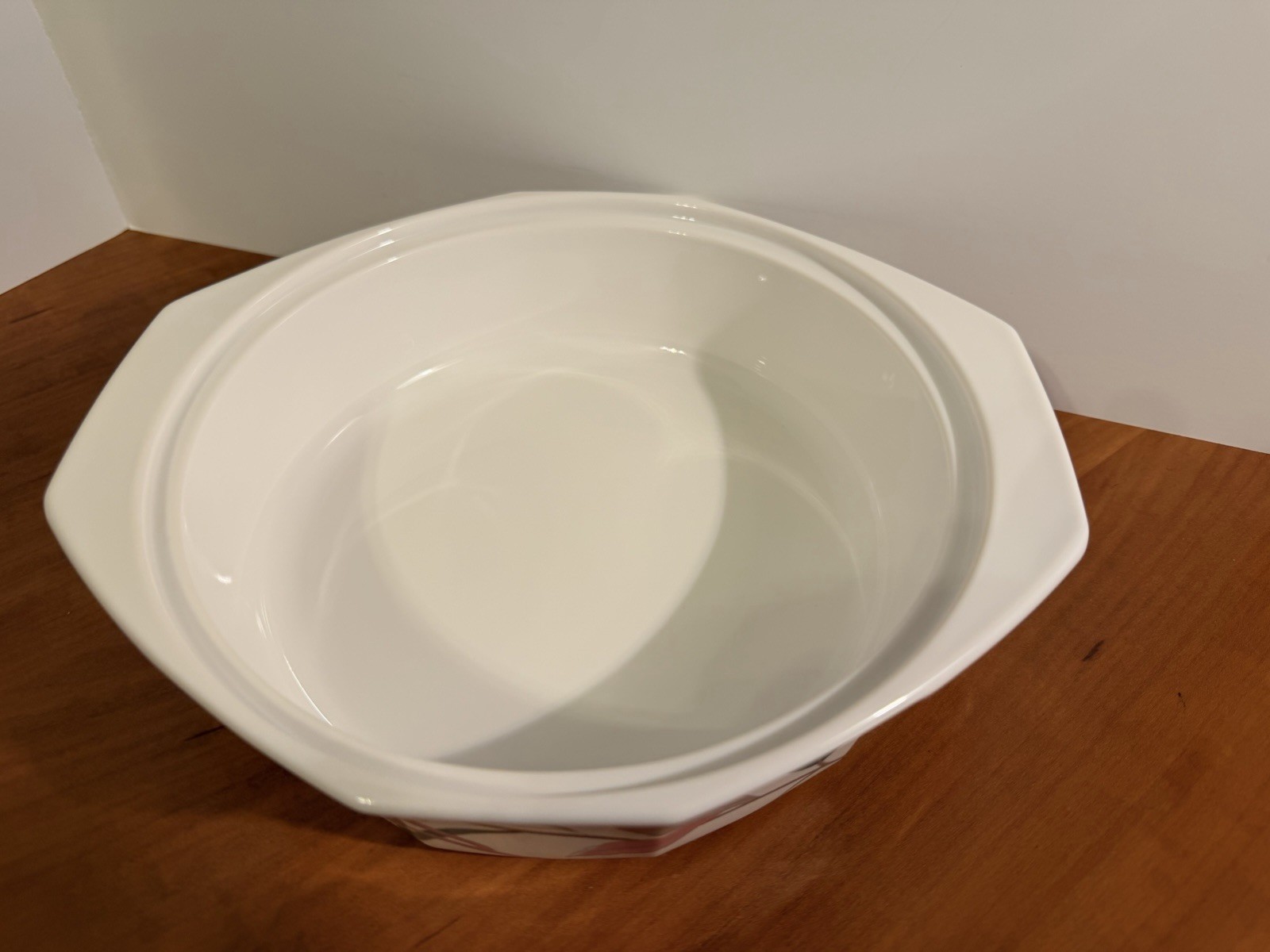 MIKSA SILK FLOWERS 8 inch x 7 inch FIRE & ICE COVERED DISH No Lid JAPAN