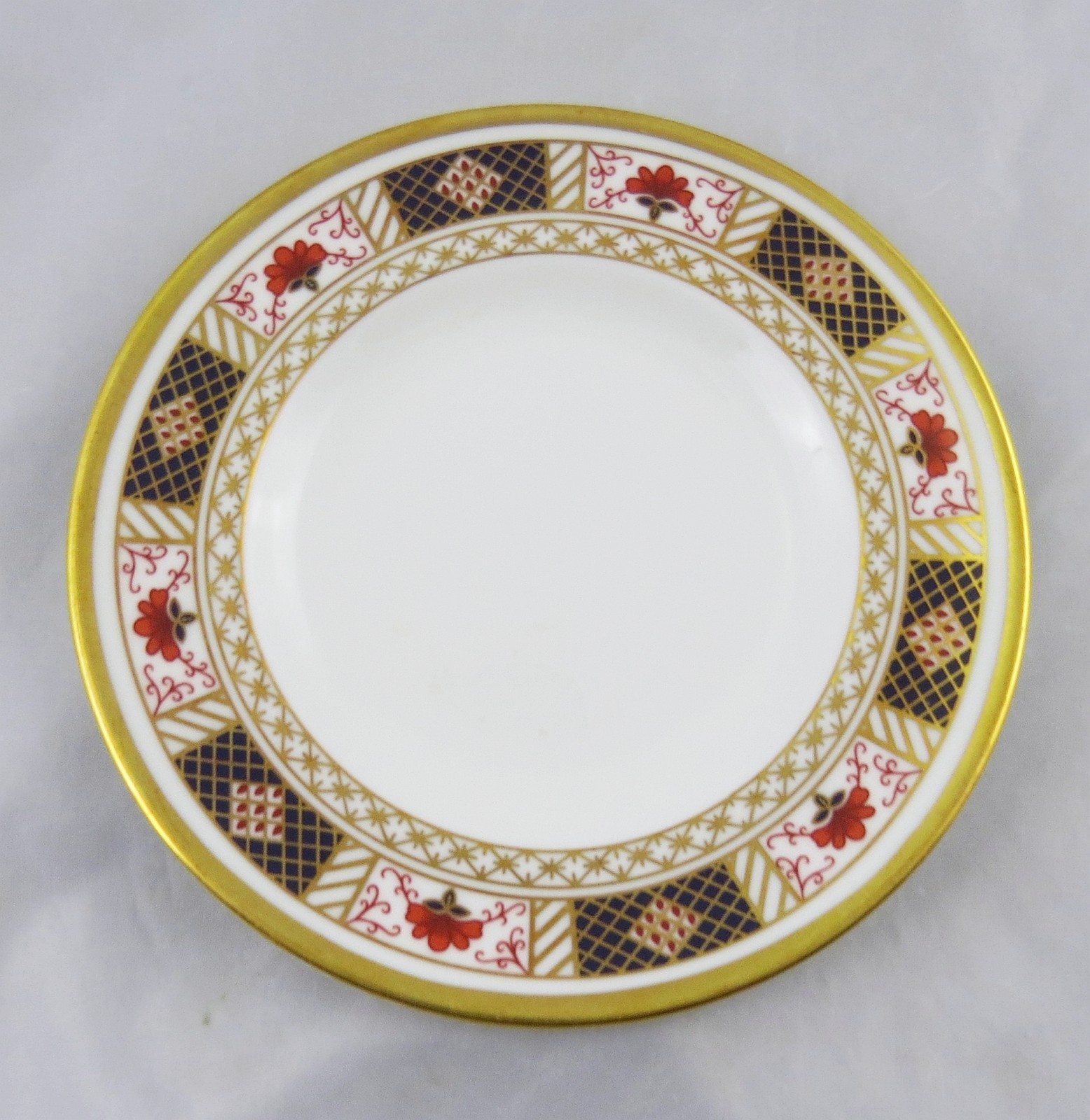 Royal Crown Derby Bread Plate 6-1/4″ Derby Border 2nd Quality Multiple Available